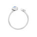 Bague Perline Argent Blanc Oxyde De Zirconium - Bijoux fantaisie Femme | Marc Orian