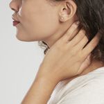 Boucles D'oreilles Puces Lison Or Rose - Puces Enfant | Marc Orian