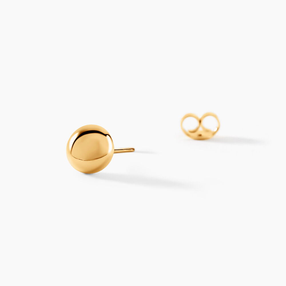 Boucles D'oreilles Puces Bernia Or Jaune - Puces Femme | Marc Orian