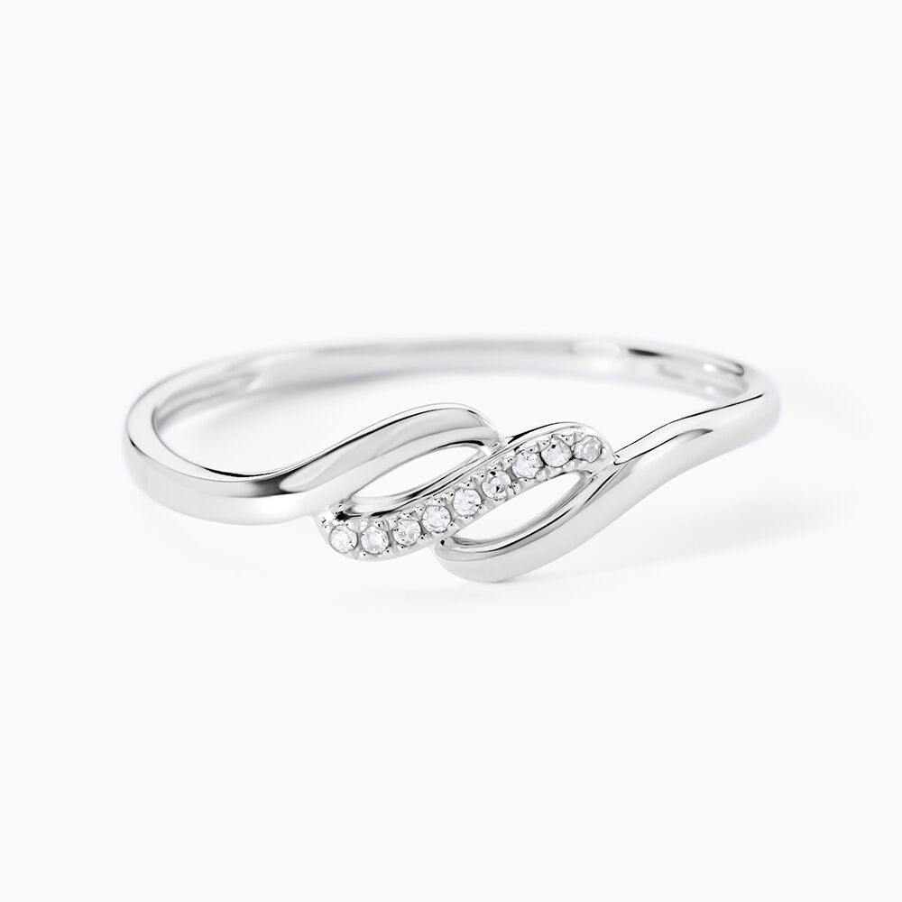 Bague Tylane Or Blanc Diamant Divers - Parures de mariage Femme | Marc Orian