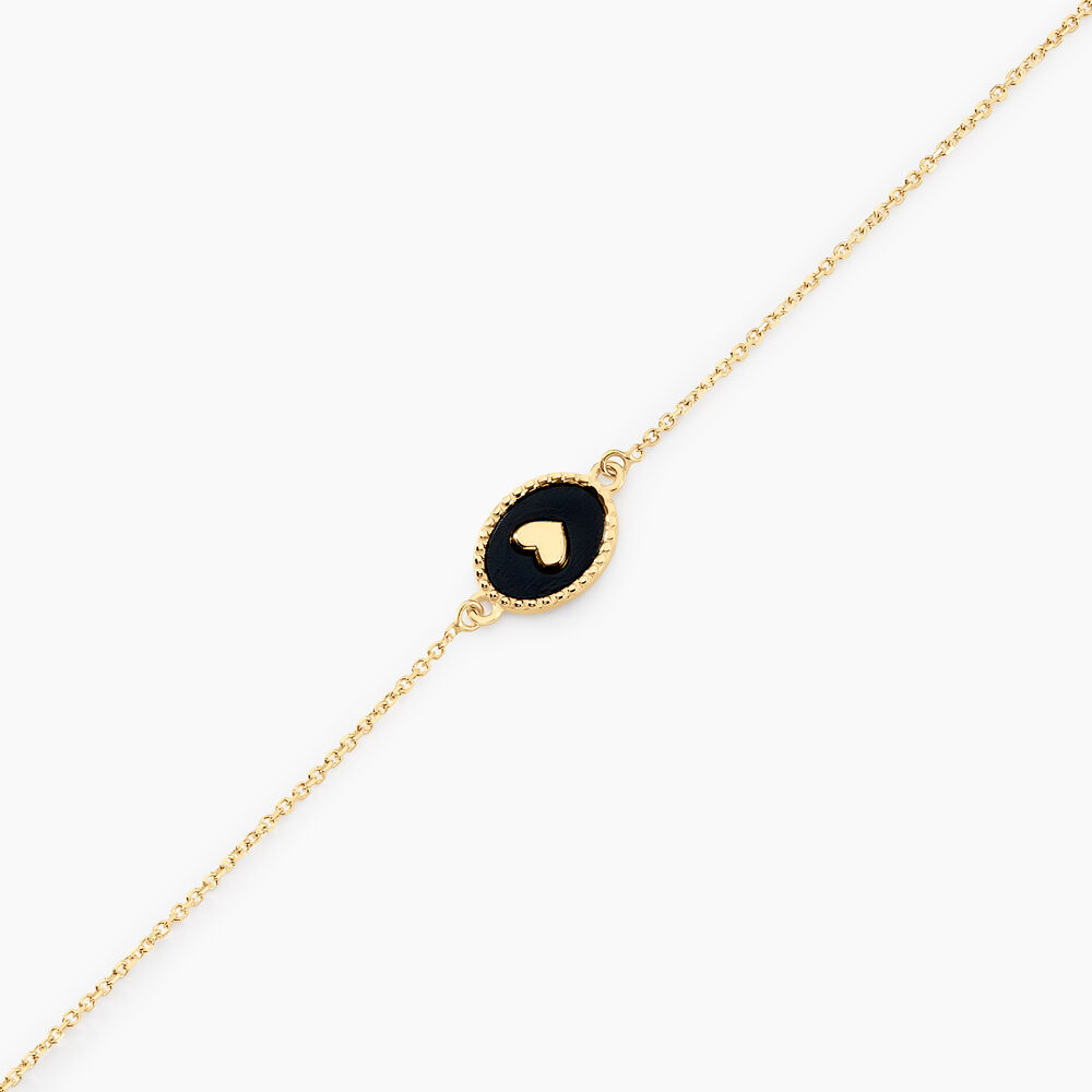 Bracelet Black Jack Or Jaune - Bracelets Medailles Femme | Marc Orian