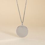 Pendentif Elisandre Argent Blanc - Bijoux personnalis&eacute;s Homme | Marc Orian