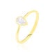 Bague Solitaire Kadidja Or Jaune Oxyde De Zirconium - Solitaires Femme | Marc Orian