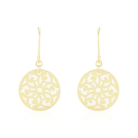 Boucles D'oreilles Pendantes Or Jaune Solie Nacre - Pendantes Femme | Marc Orian