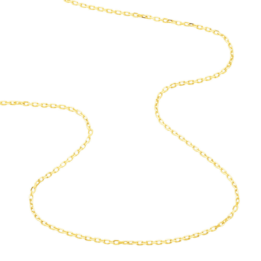 Cha&icirc;ne Igoa Maille For&ccedil;at Diamantee Or Jaune - Chaines Famille | Marc Orian