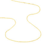 Cha&icirc;ne Igoa Maille For&ccedil;at Diamantee Or Jaune - Chaines Famille | Marc Orian