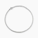 Bracelet Lou-anne Argent Blanc Oxyde De Zirconium - Bracelets fantaisie Femme | Marc Orian