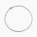 Bracelet Lou-anne Argent Blanc Oxyde De Zirconium - Bracelets chaînes Femme | Marc Orian