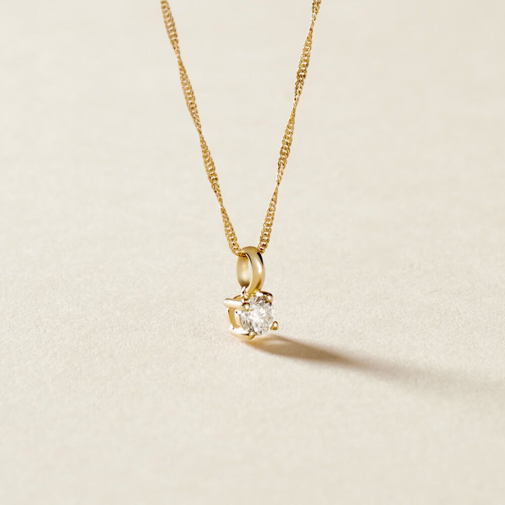 Pendentif Aphrodite Or Jaune Diamant - Pendentifs Femme | Marc Orian