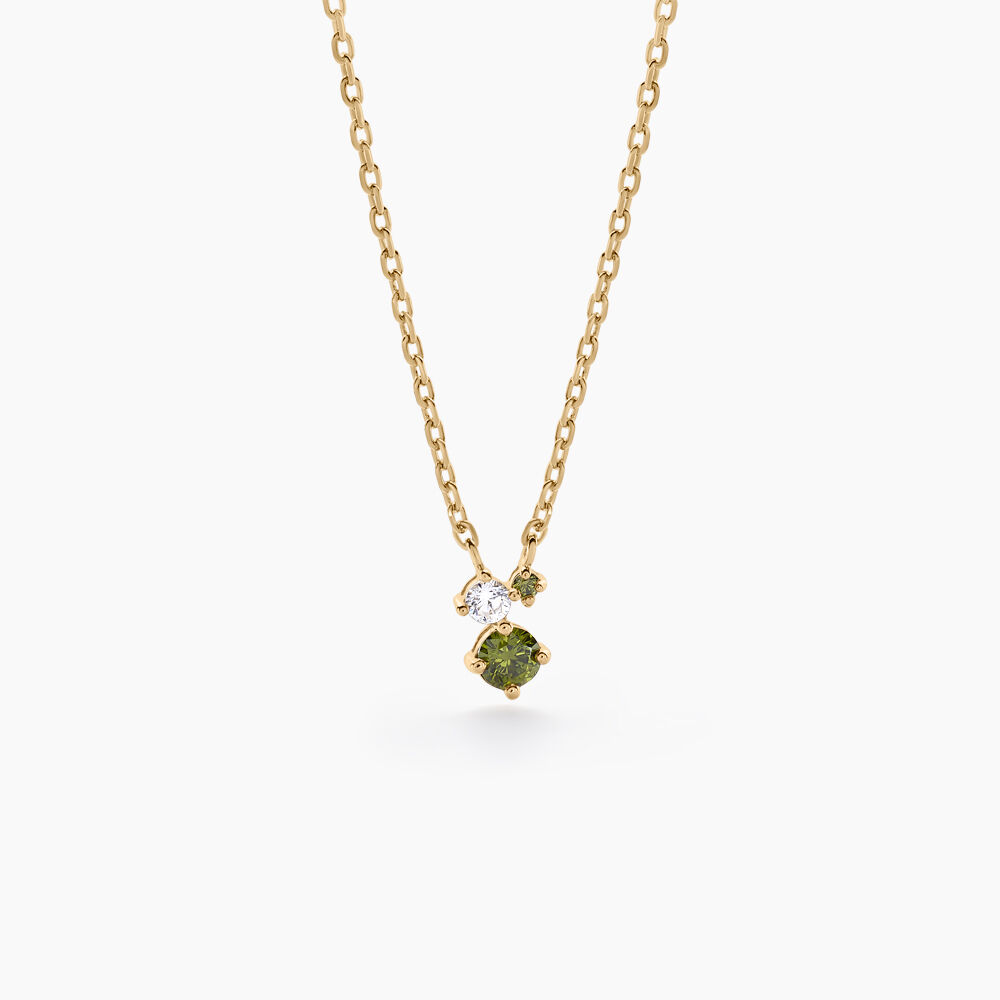 Collier Sharleen Plaqué Or Jaune Oxyde De Zirconium - Colliers avec pierres Femme | Marc Orian
