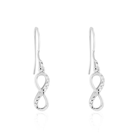 Boucles D'oreilles Pendantes Argent Blanc Teoxane - Boucles d'oreilles Pendantes Femme | Marc Orian