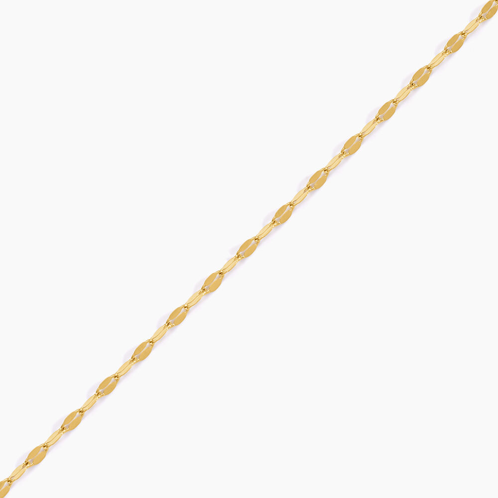 Cha&icirc;ne De Cheville Athena Acier Jaune - Chaines de cheville Femme | Marc Orian