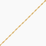 Cha&icirc;ne De Cheville Athena Acier Jaune - Chaines de cheville Femme | Marc Orian
