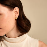 Boucles D'Oreilles Puces Cherish Acier Jaune - Puces Femme | Marc Orian