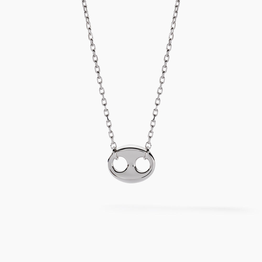Collier Viana Argent Blanc - Colliers Femme | Marc Orian