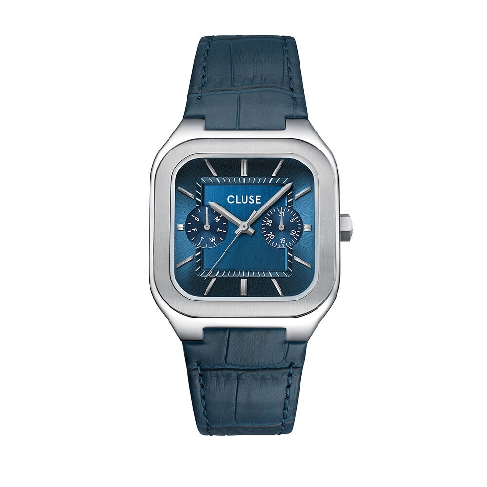 Montre Cluse Quadrus Multifonction Bleu - Montres &eacute;tanches Homme | Marc Orian