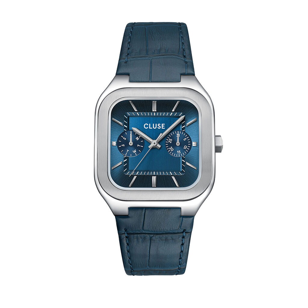 Montre Cluse Quadrus Multifonction Bleu - Montres &eacute;tanches Homme | Marc Orian