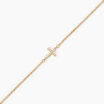 Bracelet Fatos Plaqu&eacute; Or Jaune Oxyde De Zirconium - Bracelets fantaisie Femme | Marc Orian