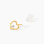 Boucles D'Oreilles Puces Erastus Or Jaune Diamant - Puces Femme | Marc Orian