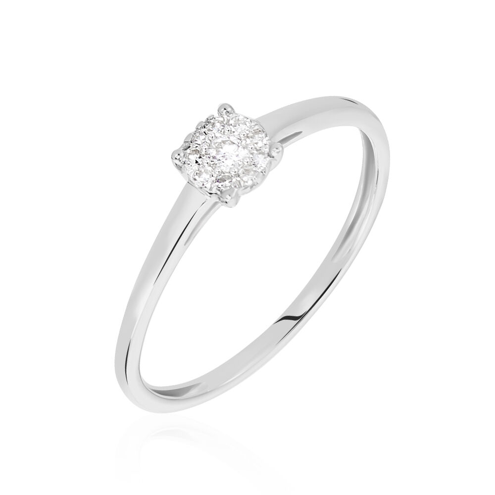 Bague Adeline Or Blanc Diamant - Bagues pierres pr&eacute;cieuses Femme | Marc Orian
