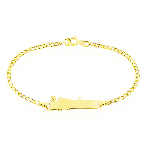 Bracelet Identité Etheline Or Jaune - Gourmettes Enfant | Marc Orian