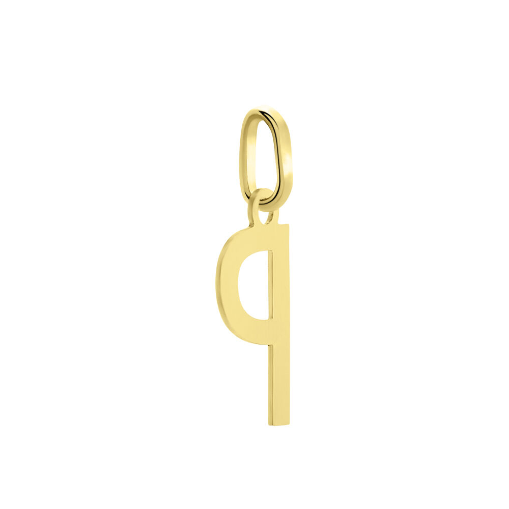 Pendentif Ionia Lettre Or Jaune - Pendentifs Famille | Marc Orian