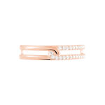 Bague Jessie Argent Rose Oxyde De Zirconium - Bijoux fantaisie Femme | Marc Orian