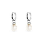 Boucles D'oreilles Pendantes Argent Blanc Iribert Perles De Culture - Pendantes Femme | Marc Orian