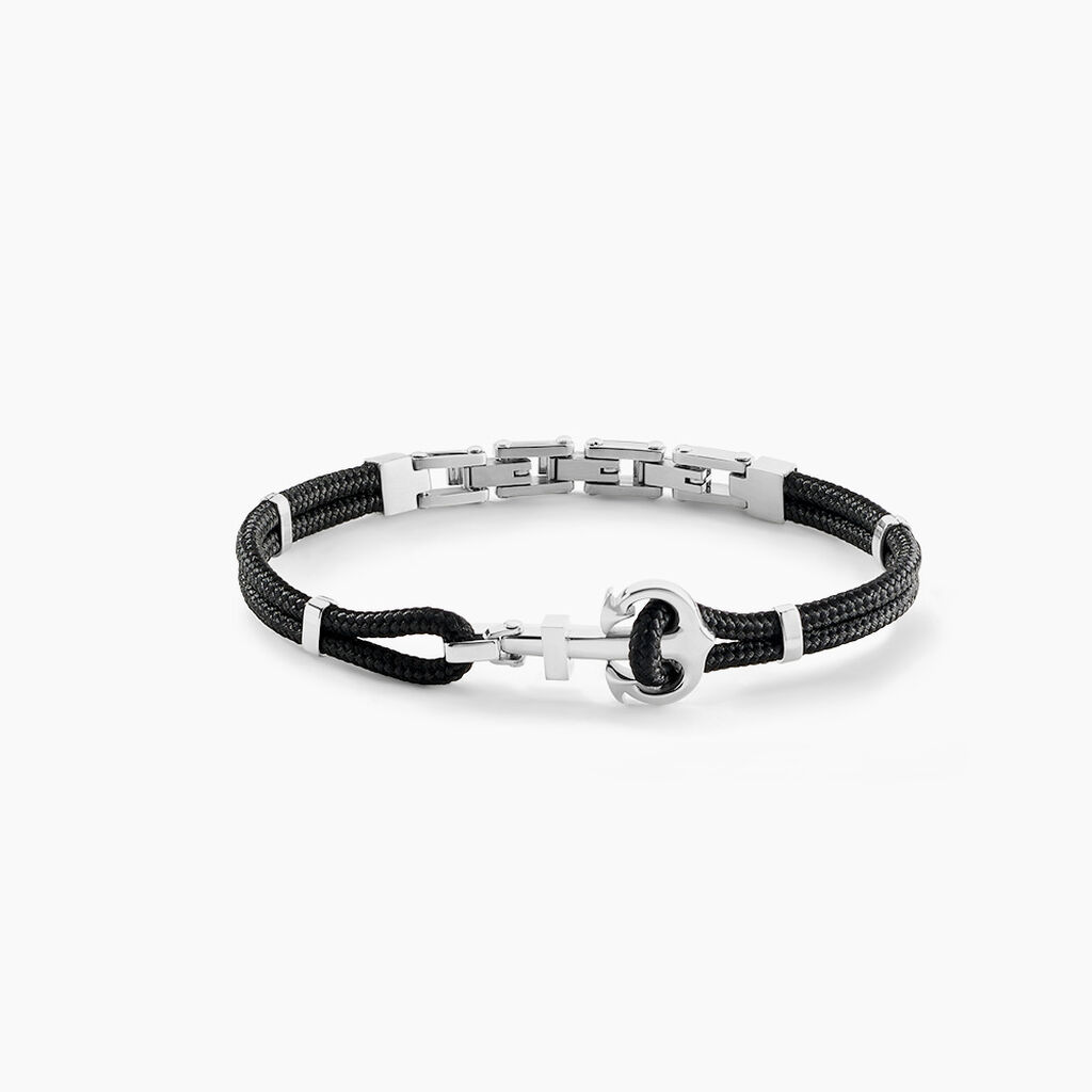 Bracelet Analya Acier Blanc - Bracelets cordons Homme | Marc Orian