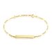 Bracelet Identité Bébé Or Jaune - Gourmettes Enfant | Marc Orian