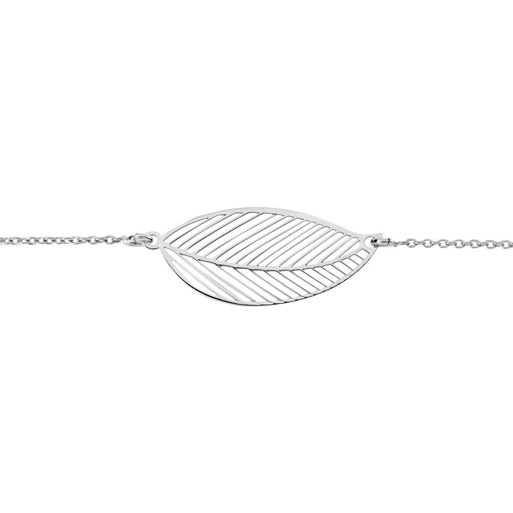 Bracelet Fanni Argent Blanc - Bracelets chaînes Femme | Marc Orian