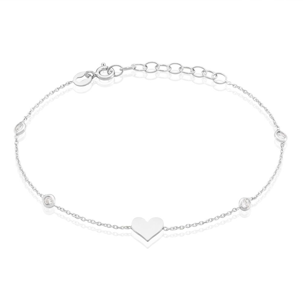 Bracelet Rana Argent Blanc Oxyde De Zirconium - Bracelets chaînes Femme | Marc Orian