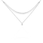 Collier Soranaae Argent Blanc - Colliers multirangs Femme | Marc Orian