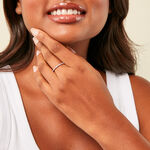 Alliance Gaetano Or Jaune Diamant Synth&eacute;tique - Alliances avec pierres Femme | Marc Orian