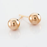 Boucles D'oreilles Puces Fidelia Boule Or Rose - Puces Femme | Marc Orian