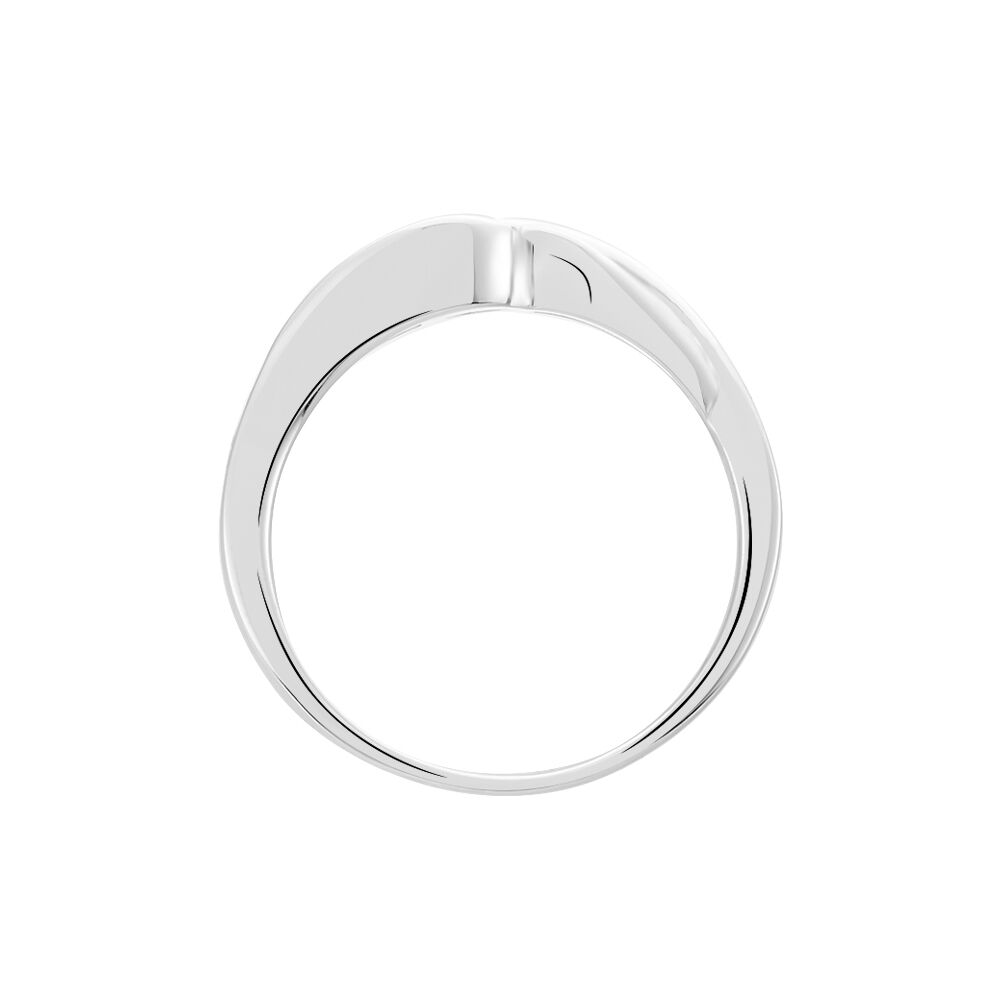 Bague Lysie Argent Blanc Oxyde De Zirconium - Solitaires Femme | Marc Orian
