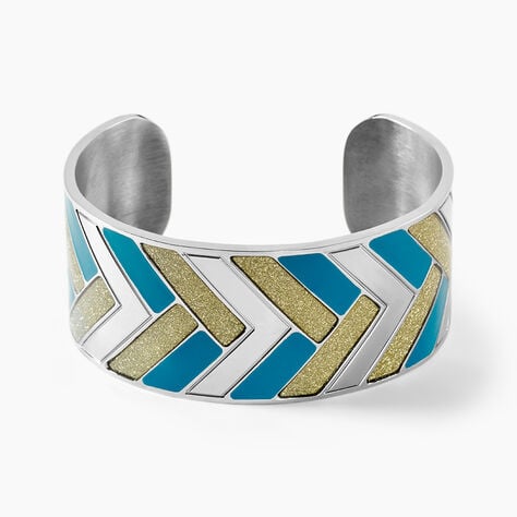 Bracelet Jonc Imagine Charlene Acier Blanc - Bracelets joncs Femme | Marc Orian