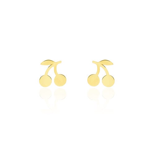 Boucles D'oreilles Puces Cerisia Or Jaune - Puces Enfant | Marc Orian