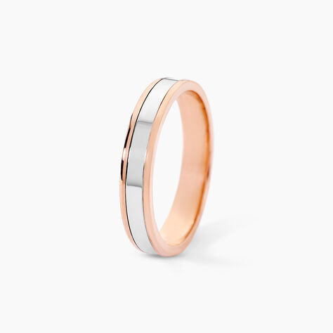 Alliance Hevan Ruban Or Bicolore - Alliances duo Unisex | Marc Orian