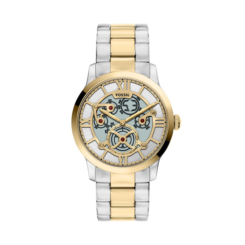 Montre Fossil Bic Tic Tourbillon Argent&eacute; - Montres &eacute;tanches Homme | Marc Orian