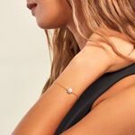 Bracelet Aurore Acier Dore Oxydes De Zirconium - Bracelets cha&icirc;nes Femme | Marc Orian