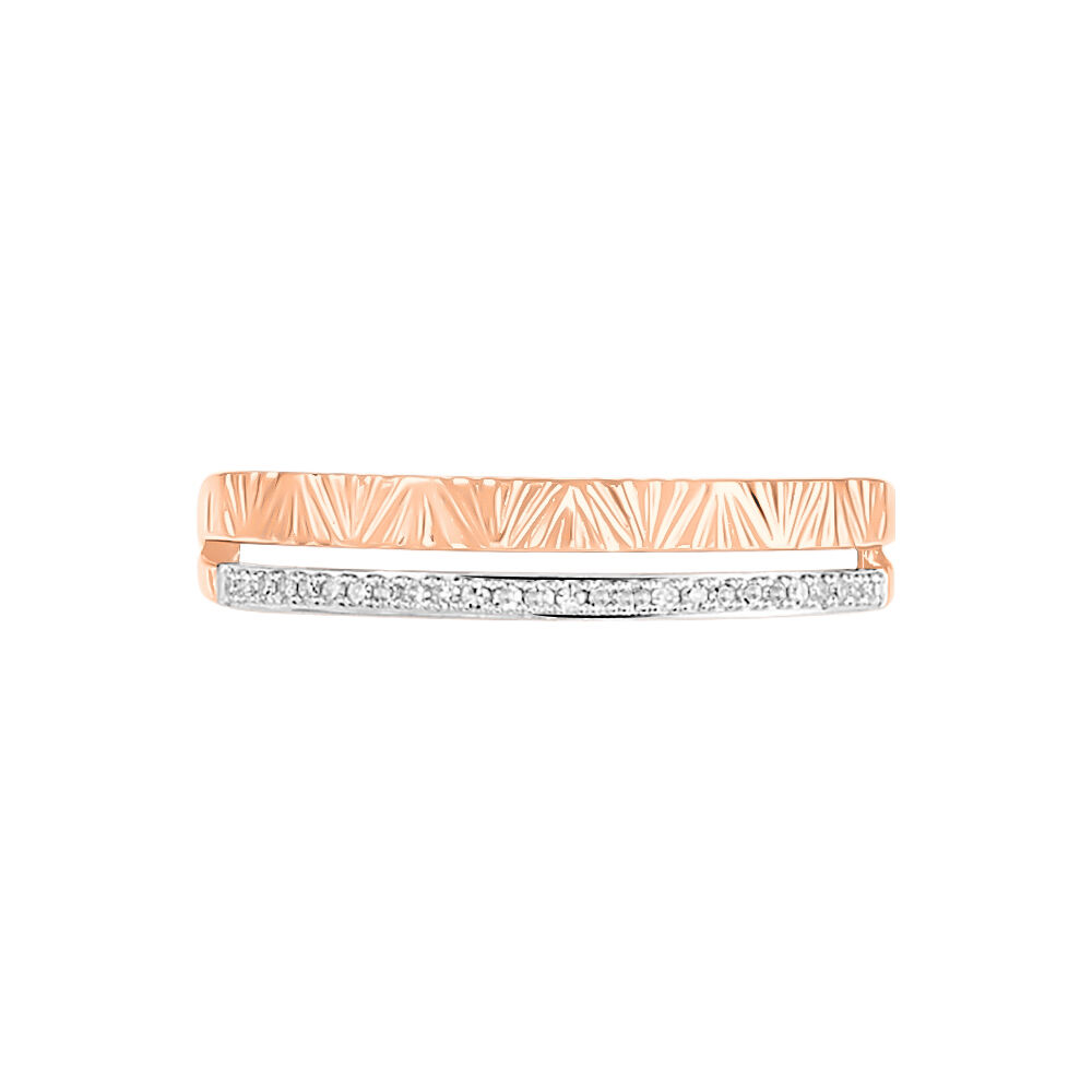 Bague Belindalan Or Bicolore Diamant - Bagues pierres précieuses Femme | Marc Orian