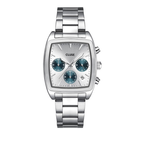 Montre Cluse Quartaut Chrono Argenté - Montres étanches Homme | Marc Orian