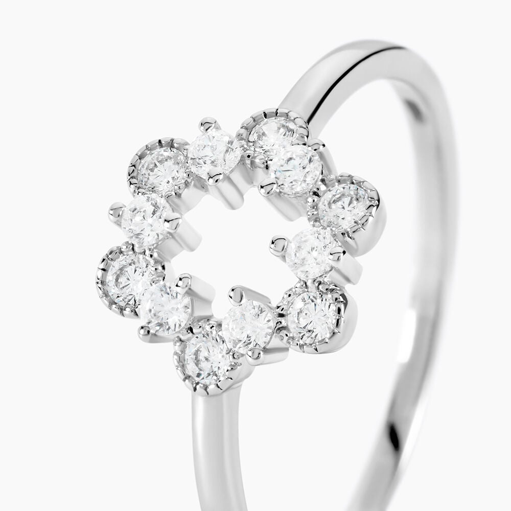 Bague Sibylline Argent Blanc Oxyde De Zirconium - Bijoux fantaisie Femme | Marc Orian