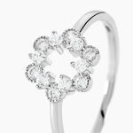 Bague Astrea Argent Blanc Oxyde De Zirconium - Bijoux fantaisie Femme | Marc Orian