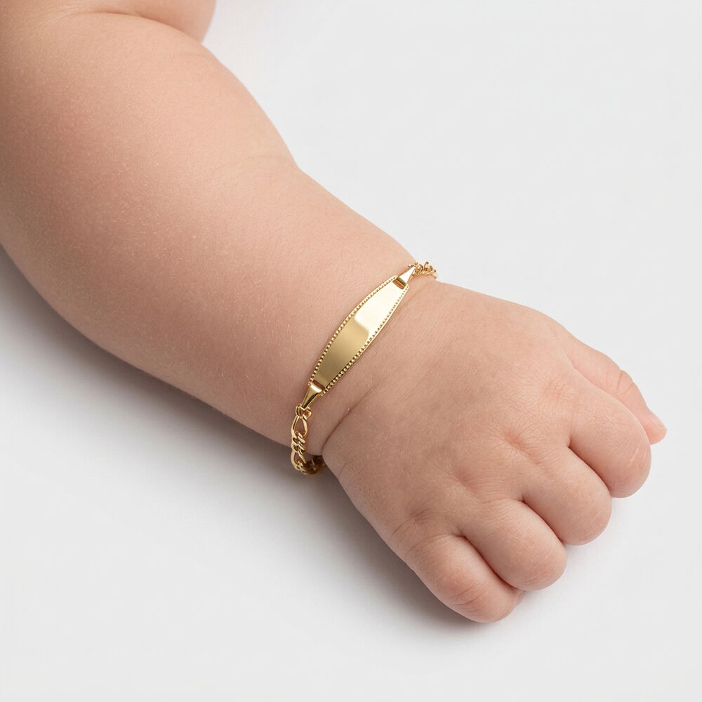 Bracelet Identit&eacute; Bartolomee Or Jaune - Gourmettes Enfant | Marc Orian