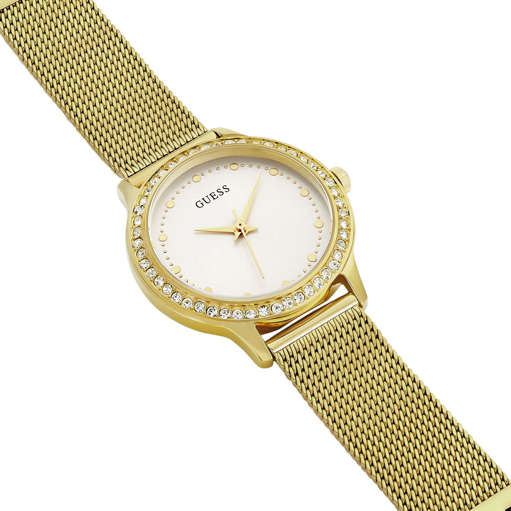 Montre analogique femme GUESS W0128L2 collection STYLIST mouvement quartz  modèle couleur doré | fcshop-montre