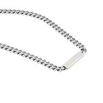 Collier Jourdan Olympe Acier Blanc - Colliers Homme | Marc Orian