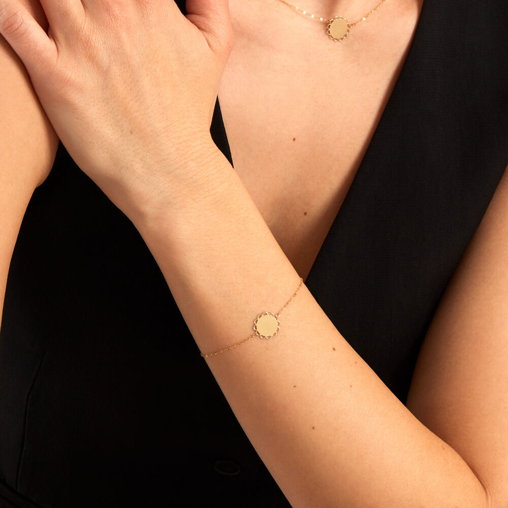 Bracelet Solaris Or Jaune - Bracelets Medailles Femme | Marc Orian