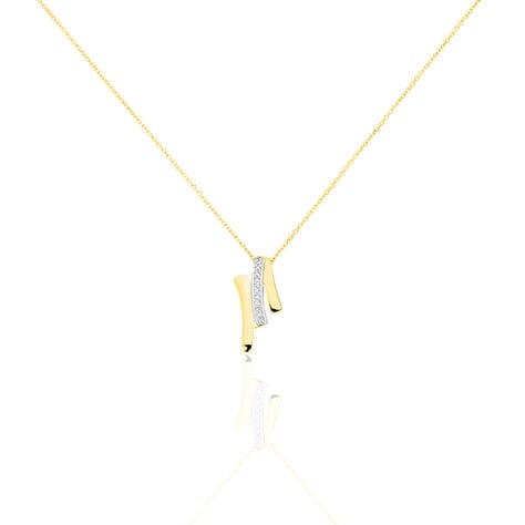 Collier Melia Or Jaune Diamant - Colliers avec pierres Femme | Marc Orian